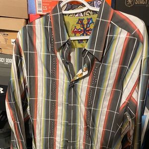Robert Graham Xl Long sleeve multi color
